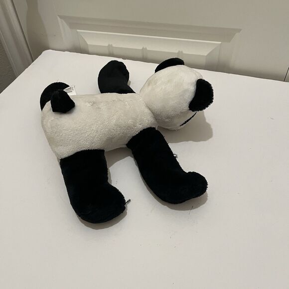 Dan Dee Panda Bear Stuffed Animal Plush 10" Black White Sleepy Sewn Eyes - Picture 5 of 7